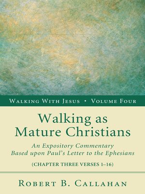 cover image of Walking as Mature Christians